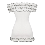 SISTERS Váy đầm body nhún vai Charmy