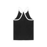 Sisters Áo ba lỗ cổ yếm Rosé