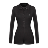 SISTERS Jump đùi tay dài cổ bấm nút Hades