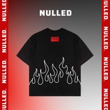 Áo thun đen local brand Burn Tee N-T10