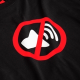 Áo thun đen in hình NULLED Mute Tee N-T21-D