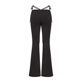 SISTERS Quần dài ống loe lưng nhún Gabrielle