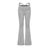 SISTERS Quần dài ống loe lưng nhún Gabrielle