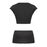 SISTERS Set áo váy phối ren Eloise