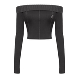 SISTERS Set áo váy phối gân len Rachel