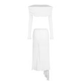 SISTERS Set áo trễ vai váy dài Alié