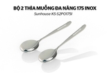 Bộ 2 thìa muỗng đa năng 175 inox  Sunhouse KS-S2PO175I