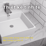 Lavabo chậu rửa mặt Caesar LF5261 đặt bàn