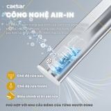 Bồn Cầu 1 khối CAESAR C1363F Nắp Rửa Điện Tử TAF610H