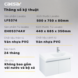 Bộ Lavabo tủ Caesar LF5374 + EH05374AV