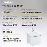 Bộ Lavabo tủ Caesar LF5370 + EH05370A