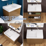 Bộ Lavabo tủ Caesar LF5382 + EH05382DWV