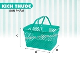 Giỏ Đan Nhỏ nhựa Tý Liên No.0605