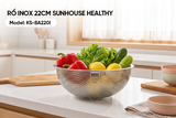 Rổ inox 22cm Sunhouse Healthy KS-BA220I