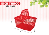 Giỏ Đan Lớn (Có Nắp) nhựa Tý Liên No.0606