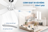 Quạt trần 5 cánh Sunhouse Apex APF7668W
