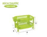 Kệ Nhỏ 2 Tầng Lưới nhựa Tý Liên No.1203-2