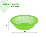 Rổ Gạo 260 nhựa Tý Liên No.0323