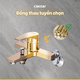 Vòi Sen CAESAR S393CG Màu Nâu Đồng Tay Sen Massage