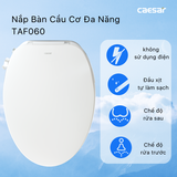 Bồn cầu 1 khối Caesar CD1374 nắp rửa cơ TAF060
