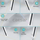 Bồn Cầu 1 khối CAESAR C1363F Nắp Rửa Điện Tử TAF610H