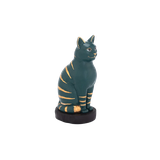 [GT] Mèo Đại Cát - Trang trí vàng (17.4 cm) - Xanh Đen