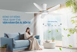 Quạt trần 5 cánh có đèn Sunhouse Apex APF7676W