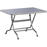 Bàn chữ nhật xếp inox NP(6x10) 6 Zem 201