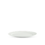 Dĩa oval sứ Minh Long 42 cm - Jasmine Lys - Trắng Ngà