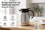 Ấm giữ nhiệt inox 1.0 L Sunhouse Healthy KS-TH1000I