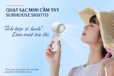Quạt sạc mini cầm tay Sunhouse SHD7113