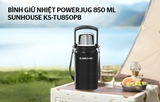 Bình giữ nhiệt PowerJug 850 ml Sunhouse KS-TU850PB