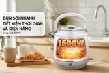 Ấm siêu tốc Inox giữ nhiệt 2.5L Sunhouse SHD1392