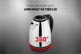 Ấm siêu tốc Inox 1.8L Happy Time HTD1081