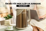 Ấm siêu tốc Inox 3 lớp 1.8L Sunhouse SHD1377