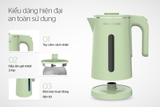 Ấm siêu tốc Inox 2 lớp 1.8L Sunhouse SHD1353
