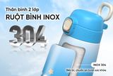 BÌnh giữ nhiệt trẻ em GripPal 420ml Sunhouse KS-TU420GB