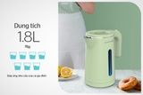 Ấm siêu tốc Inox 2 lớp 1.8L Sunhouse SHD1353