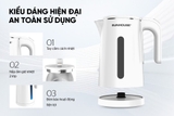 Ấm siêu tốc Inox 2 lớp 1.8L Sunhouse SHD1351W