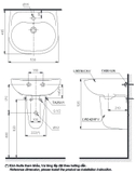 Lavabo chậu rửa mặt TOTO LHT236CS#W treo tường chân ngắn