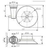 Đĩa đựng xà phòng American Standard WF-6582