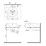 Lavabo chậu rửa mặt TOTO LT523S#XW đặt bàn sứ chống bám bẩn