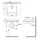 Lavabo chậu rửa mặt TOTO LT710CSR#XW đặt bàn sứ chống bám bẩn