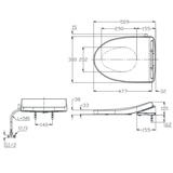 Nắp Rửa Cơ Ecowasher TOTO TCW1211A (E4)