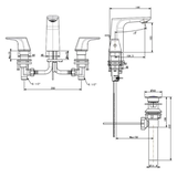 Vòi lavabo chậu rửa mặt American Standard WF-1703 nóng lạnh