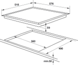 Bếp từ Hafele 4 vùng nấu HC-I604D