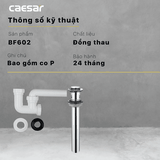 Bộ xả nhấn lavabo chậu rửa mặt Caesar BF602A