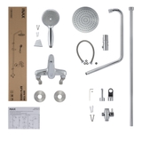 Sen cây tắm đứng nóng lạnh INAX BFV-1115S-3C (BFV1115S3C)