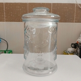 Bình thủy tinh ngâm rượu trụ rồng 6 lít có vòi