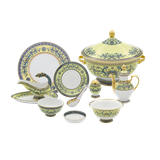 Bộ đồ ăn sứ Minh Long 6 người Âu-Á 82 sản phẩm - Hoàng Cung - Hoàng Liên